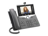 Cisco IP Phone 8865 - Visiophone IP - avec appareil photo numérique, Interface Bluetooth - SIP, SDP - 5 lignes - Charbon - reconditionné CP-8865-K9-RF