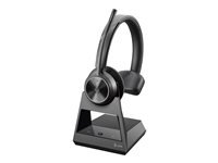 Poly Savi 7310 Office - Savi 7300 series - micro-casque - sur-oreille - DECT - sans fil - Suppresseur de bruit actif - noir 8D3G3AA#ABB