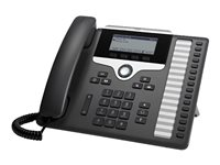 Cisco IP Phone 7861 - Téléphone VoIP - SIP, SRTP - 16 lignes - Charbon - remanufacturé CP-7861-K9-RF