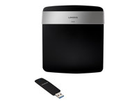 Linksys E2500 - Routeur sans fil - commutateur 4 ports - 802.11a/b/g/n - Bi-bande E2500-EW