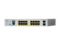 Cisco Catalyst 2960L-16TS-LL - Commutateur - Géré - 16 x 10/100/1000 + 2 x Gigabit SFP (liaison montante) - de bureau, Montable sur rack - reconditionné WS-C2960L16TSLL-RF
