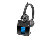 Poly Savi 7420 OFFICE - Savi 7400 series - micro-casque - sur-oreille - DECT / Bluetooth - sans fil - Suppresseur de bruit actif - noir - Certifié pour Microsoft Teams 8L574AA#ABB