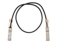 Cisco Copper Cable - Câble d'attache directe 100GBase - QSFP (M) pour QSFP (M) - 5 m - passif - remanufacturé - pour Mellanox ConnectX-5 Ex EN; Nexus 93108TC-EX, 93180YC-FX, 9336C-FX2 QSFP-100G-CU5M-RF